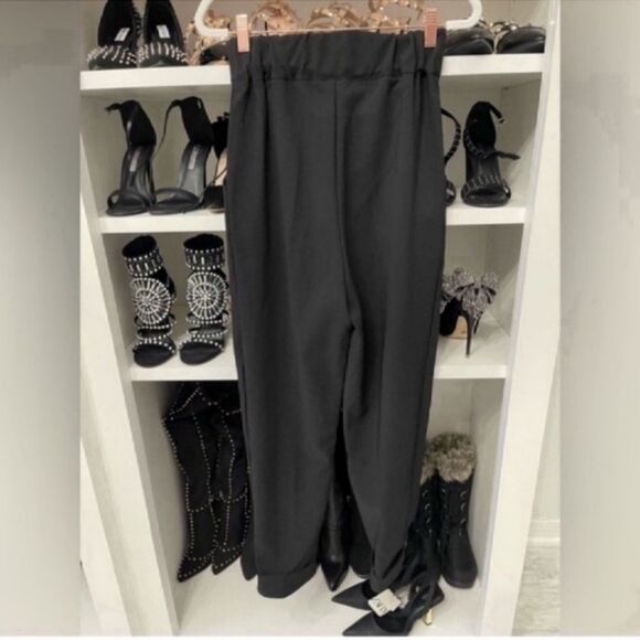 Elegant High Waist Button Detail Suit Pants Size XS - Picture 7 of 11